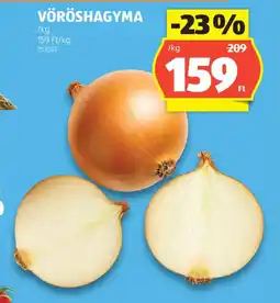 ALDI VÖRÖSHAGYMA ajánlat