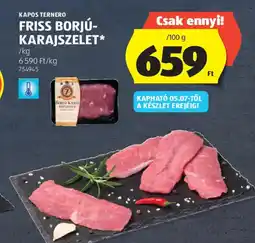 ALDI KAPOS TERNERO FRISS BORJÚ- KARAJSZELET ajánlat