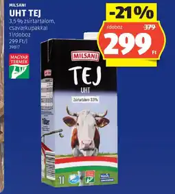 ALDI MILSANI UHT TEJ ajánlat