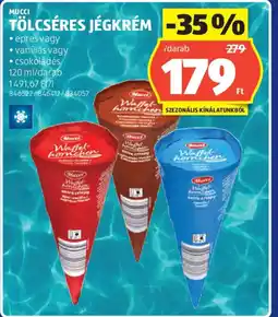 ALDI MUCCI TÖLCSÉRES JÉGKRÉM ajánlat