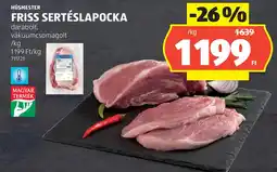 ALDI HÚSMESTER FRISS SERTÉSLAPOCKA ajánlat