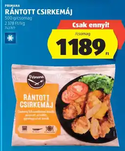 ALDI PRIMANA RÁNTOTT CSIRKEMÁJ ajánlat