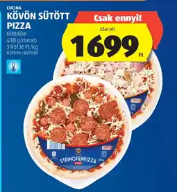ALDI CUCINA KÖVÖN SÜTÖTT PIZZA ajánlat