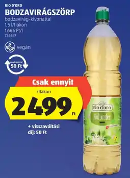 ALDI RIO D'ORO BODZAVIRÁGSZÖRP ajánlat