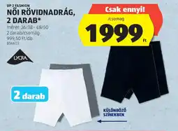 ALDI UP 2 FASHION NŐI RÖVIDNADRÁG ajánlat