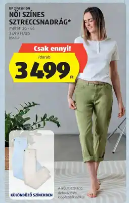ALDI UP 2 FASHION NÖI SZÍNES SZTRECCSNADRÁG ajánlat