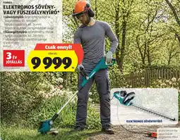 ALDI FERREX ELEKTROMOS SÖVÉNY- VAGY FŰSZEGÉLYNYÍRÓ ajánlat