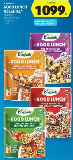 ALDI BONDUELLE GOOD LUNCH KÉSZÉTEL ajánlat