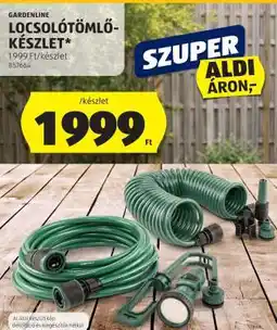 ALDI GARDENLINE LOCSOLÓTÖMLŐ-KÉSZLET ajánlat