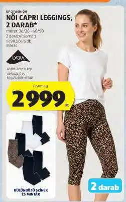 ALDI Női Capri Leggings, 2 darab ajánlat