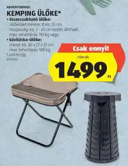 ALDI Kemping ülőke ajánlat