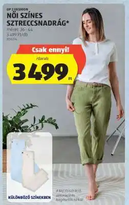 ALDI Női színes sztreccsnadrág ajánlat
