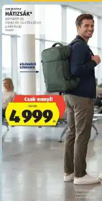 ALDI LIVE IN STYLE HÁTIZSÁK ajánlat
