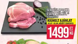 Coop SERTÉSLAPOCKA csont nélkül ajánlat