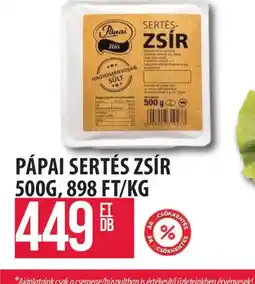 Coop PÁPAI SERTÉS ZSÍR ajánlat