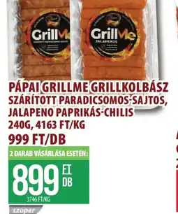 Coop PÁPAI GRILLME GRILLKOLBÁSZ ajánlat