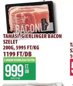 Coop TAMÁSI/GIERLINGER BACON SZELET ajánlat