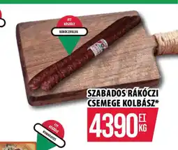 Coop SZABADOS RÁKCZI CSEMEGE KOLBÁSZ ajánlat