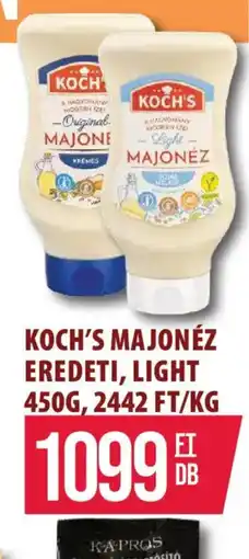 Coop KOCH'S MAJONÉZ ajánlat