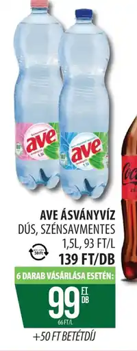 Coop AVE ÁSVÁNYVÍZ ajánlat