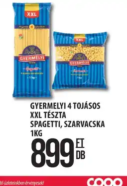 Coop GYERMELYI 4 TOJÁSOS XXL TÉSZTA ajánlat