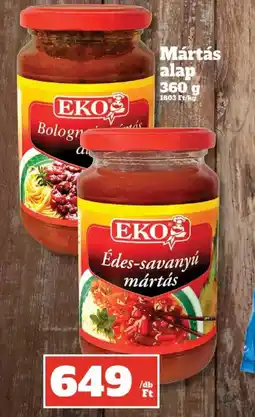 Family Diszkont EKO Mártás alap ajánlat