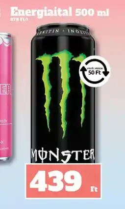 Family Diszkont MONSTER Energiaital ajánlat