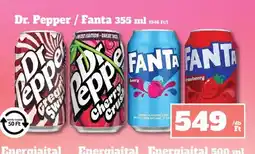 Family Diszkont Dr. Pepper / Fanta ajánlat
