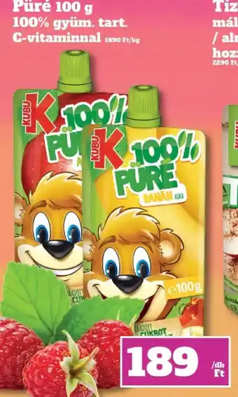 Family Diszkont Kubu 100% Püré ajánlat