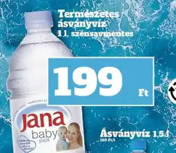 Family Diszkont Jana természetes ásványvíz ajánlat