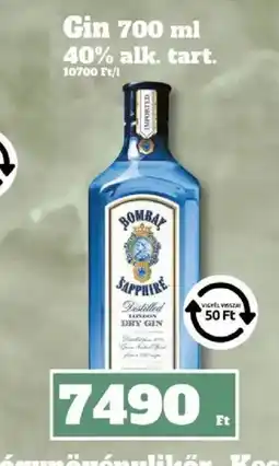 Family Diszkont Bombay Sapphire Gin ajánlat