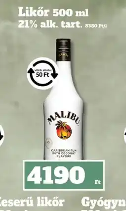 Family Diszkont MALIBU Likőr ajánlat