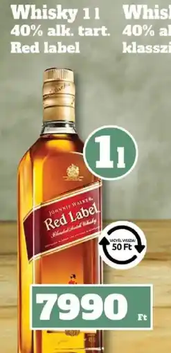 Family Diszkont JOHNNIE WALKER Whisky Red Label ajánlat