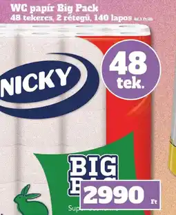Family Diszkont NICKY WC papír Big Pack ajánlat