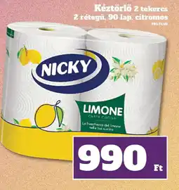 Family Diszkont NICKY Kéztörlő ajánlat