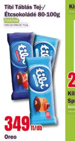 FullDiszkont Tibi Táblás Tej-/Étcsokoládé ajánlat