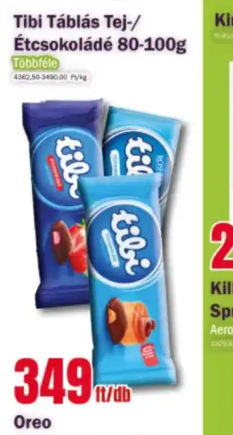 Tibi Táblás Tej-/Étcsokoládé