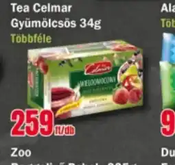 FullDiszkont Celmar Gyümölcsös Tea ajánlat