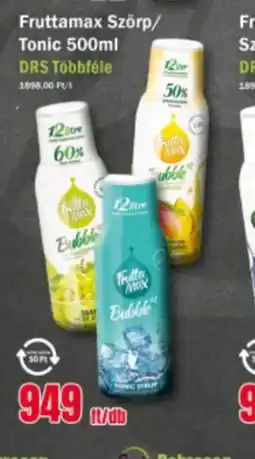 FullDiszkont Fruttamax Szörp/Tonic ajánlat
