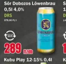 FullDiszkont LÖWENBRAU Dobozos Sör ajánlat