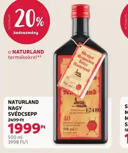 Rossmann NATURLAND NAGY SVÉDCSEPP ajánlat