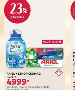 Rossmann ARIEL + LENOR CSOMAG ajánlat