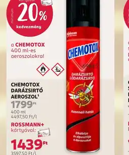 Rossmann CHEMOTOX DARÁZSIRT AEROSZOL ajánlat