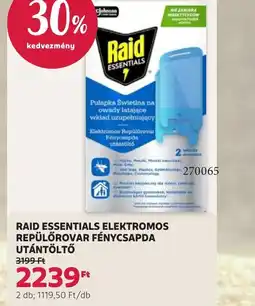 Rossmann RAID ESSENTIALS FÉNYCSAPDA UTÁNTÖLTŐ ajánlat