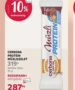 Rossmann CERBONA PROTEIN MÜZLISZELET ajánlat