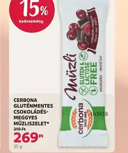 Rossmann CERBONA GLUTÉNMENTES MÜZLISZELET ajánlat