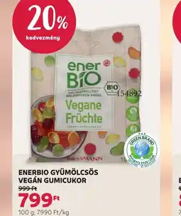 Rossmann ENERBIO GYÜMÖLCSÖS GUMICUKOR ajánlat