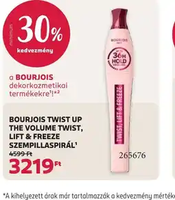 Rossmann BOURJOIS SZEMPILLASPIRÁL ajánlat