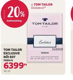 Rossmann TOM TAILOR EXCLUSIVE NŐI EDT ajánlat