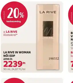 Rossmann LA RIVE IN WOMAN NŐI EDP ajánlat